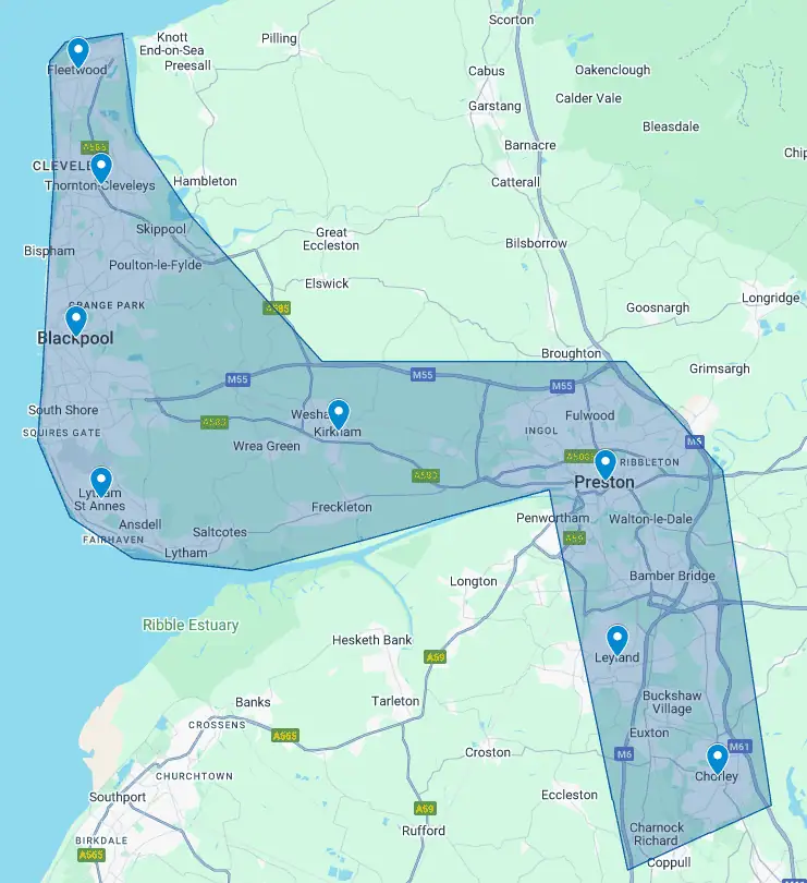 KB-Pressure-Washing-Areas-Searved-Map